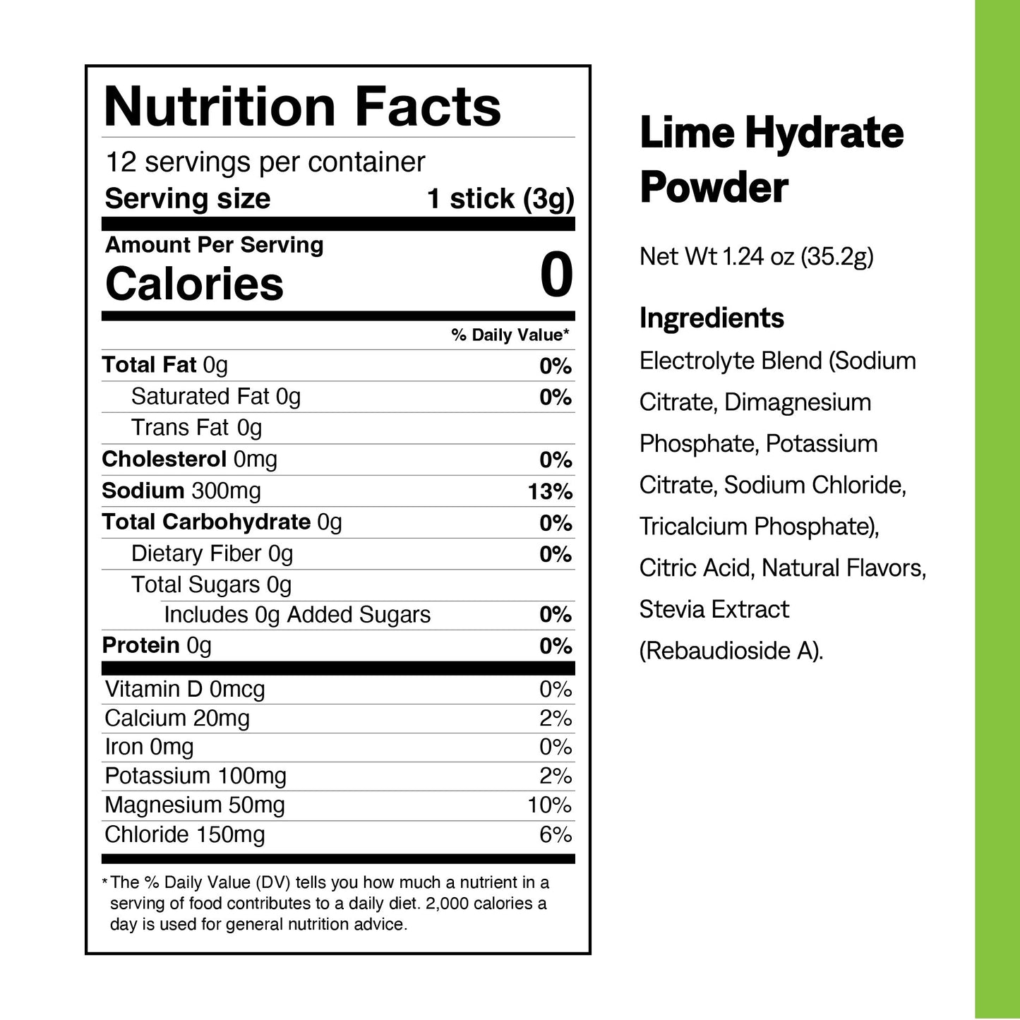 Lemon Lime Hydrate Electrolyte Packets - UCAN