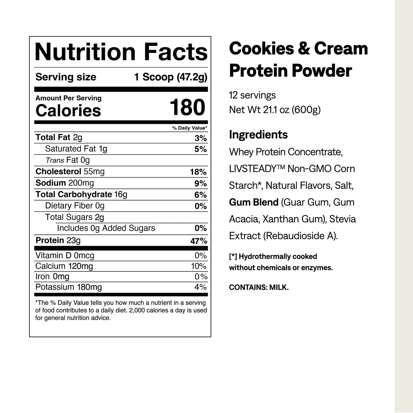 Cookies & Cream Protein + Energy Powder - UCAN - The Track and Field Store