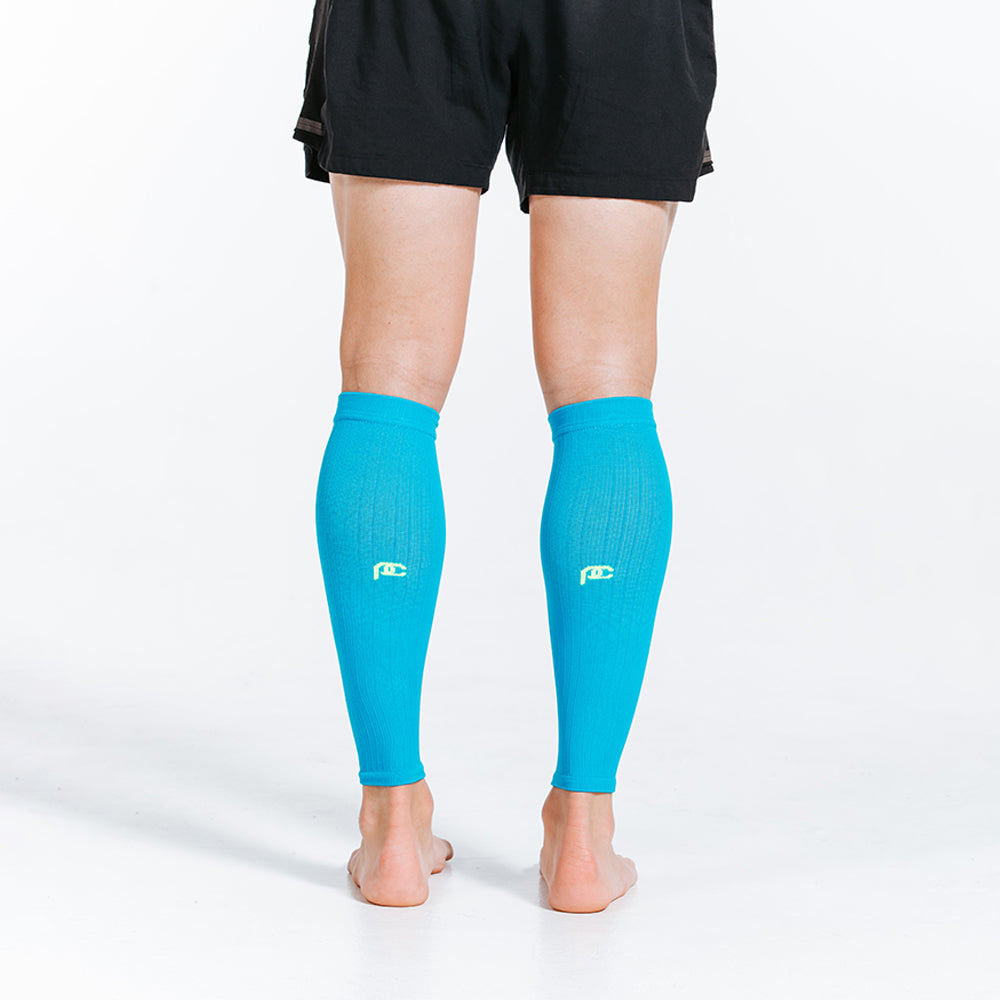 Calf Sleeves, Neon Blue - ProCompression - The Track and Field Store