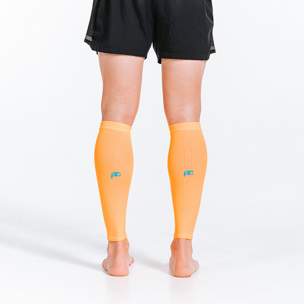 Calf Sleeves, Neon Orange - ProCompression - The Track and Field Store