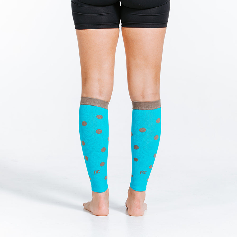 Calf Sleeves, Taupe Dots - ProCompression - The Track and Field Store