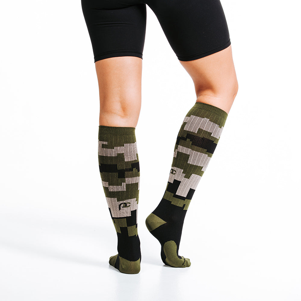Marathon, Green Camo - ProCompression - The Track and Field Store