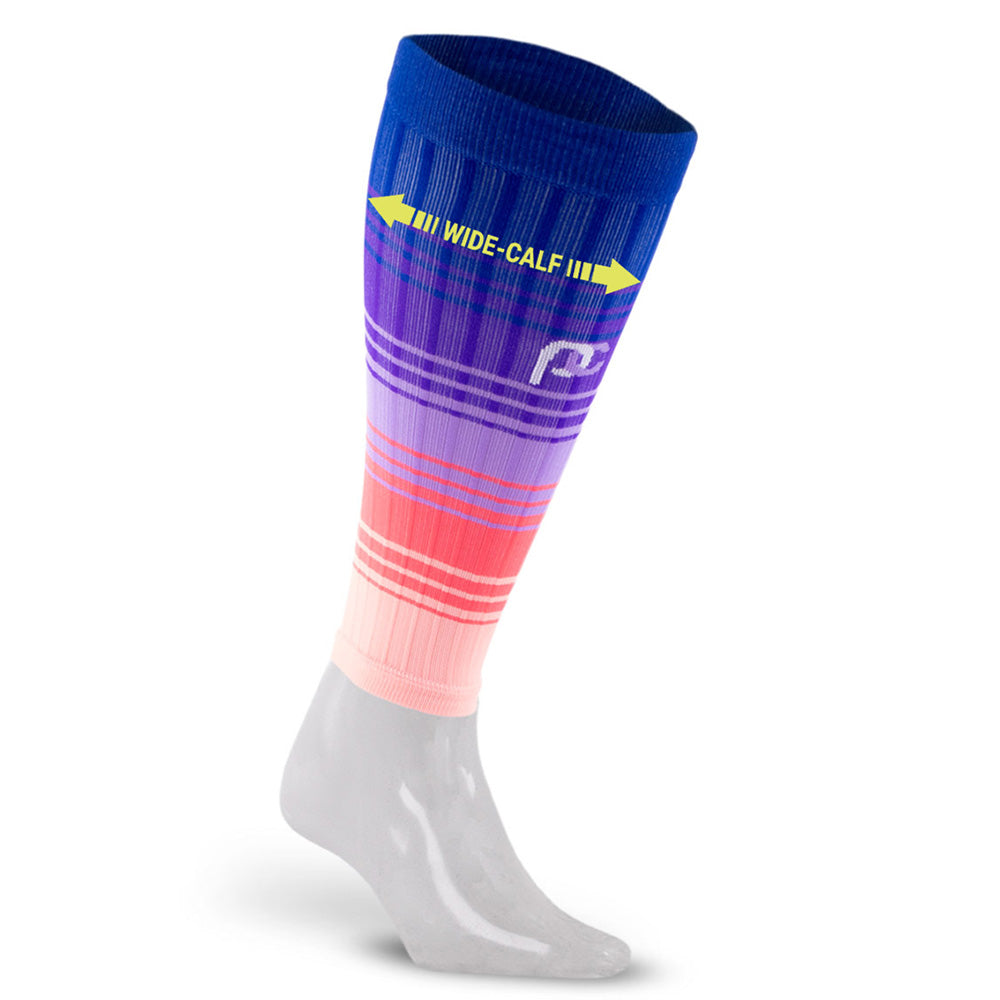Calf Sleeves, Florida Skies (Wide-Calf) - ProCompression - The Track and Field Store