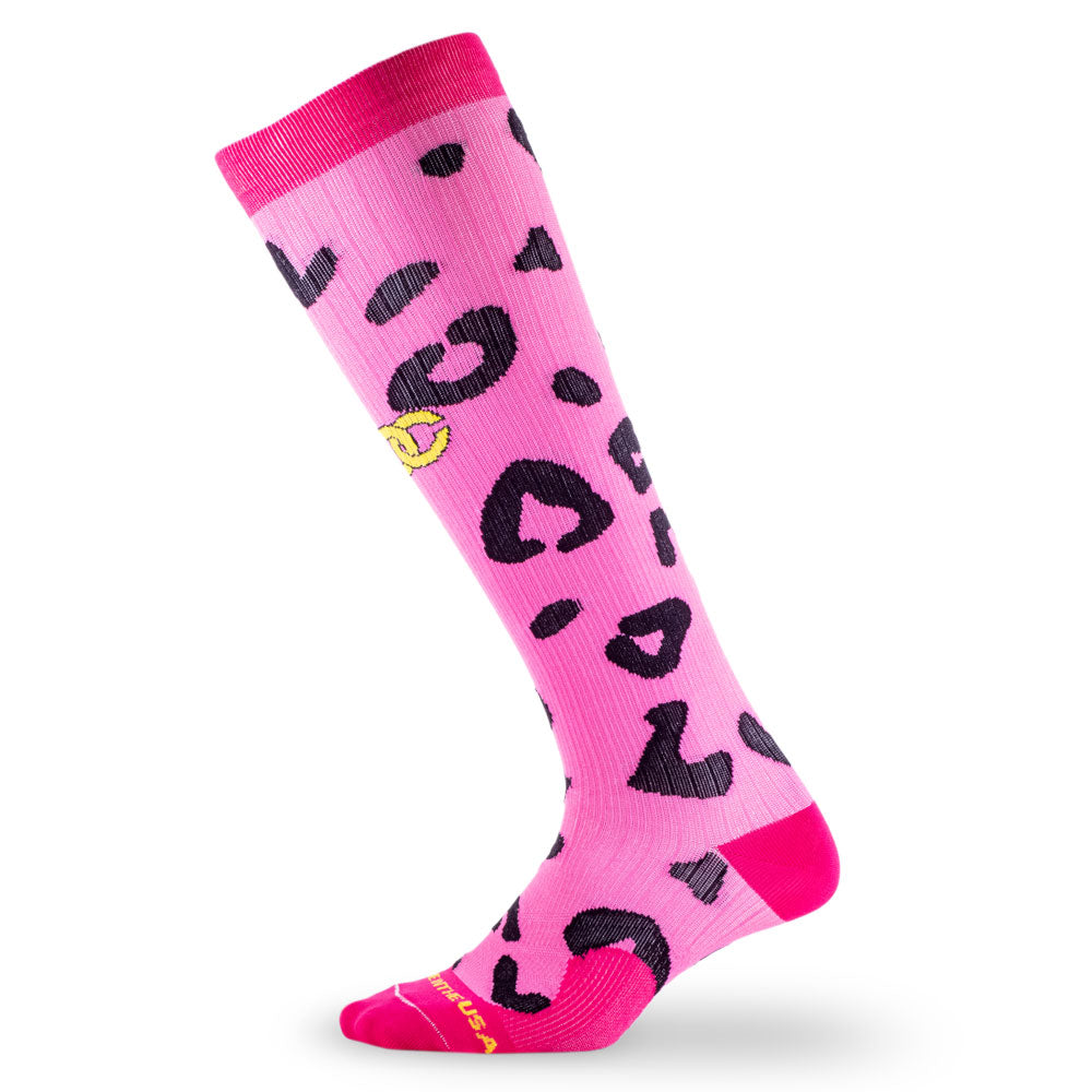 Marathon, Pink Cheetah - ProCompression - The Track and Field Store