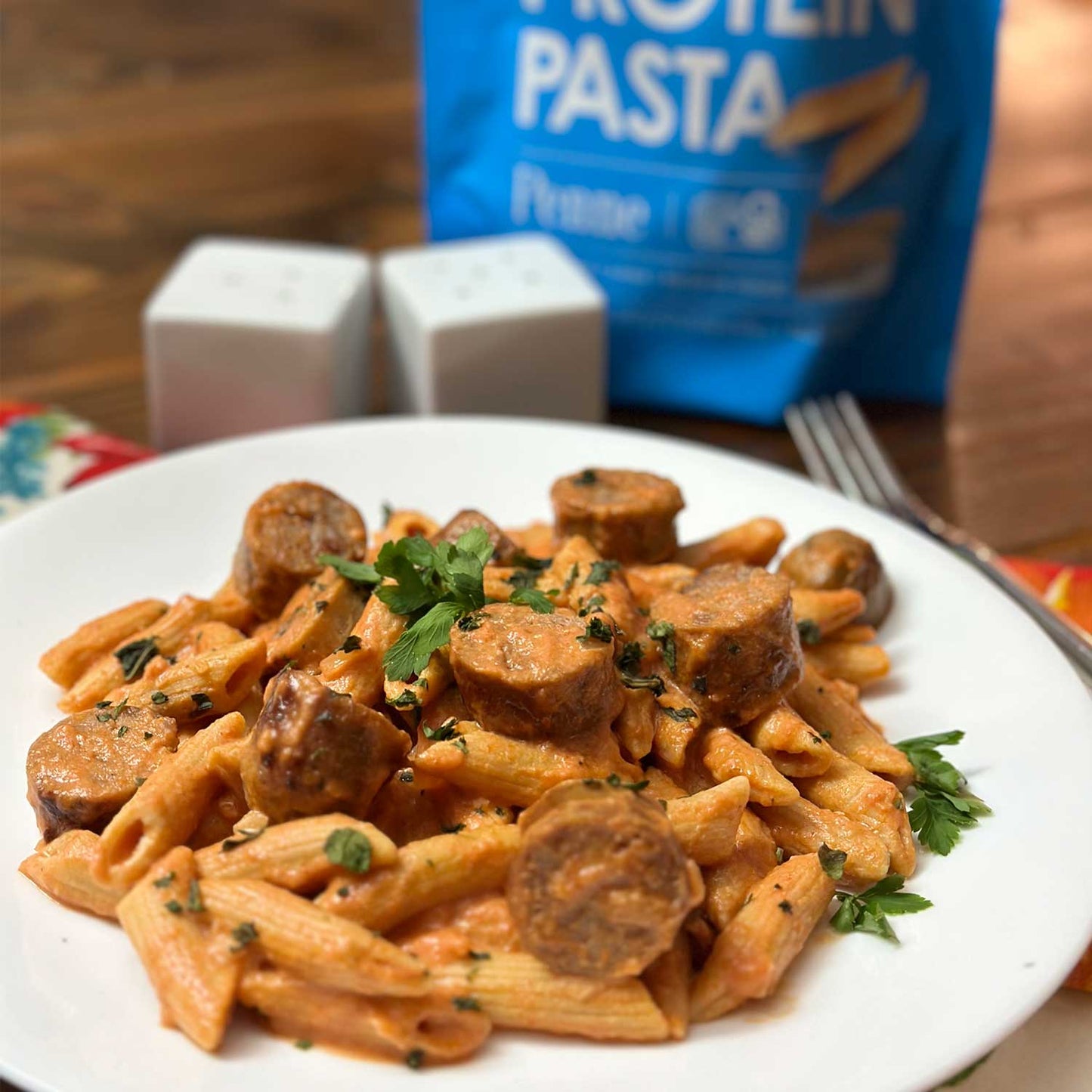 Penne Protein Pasta - 19g Protein & 4g Net Carb, Lupin Pasta, Keto Pasta, Gluten Free, 8 oz. - Wholesome Provisions