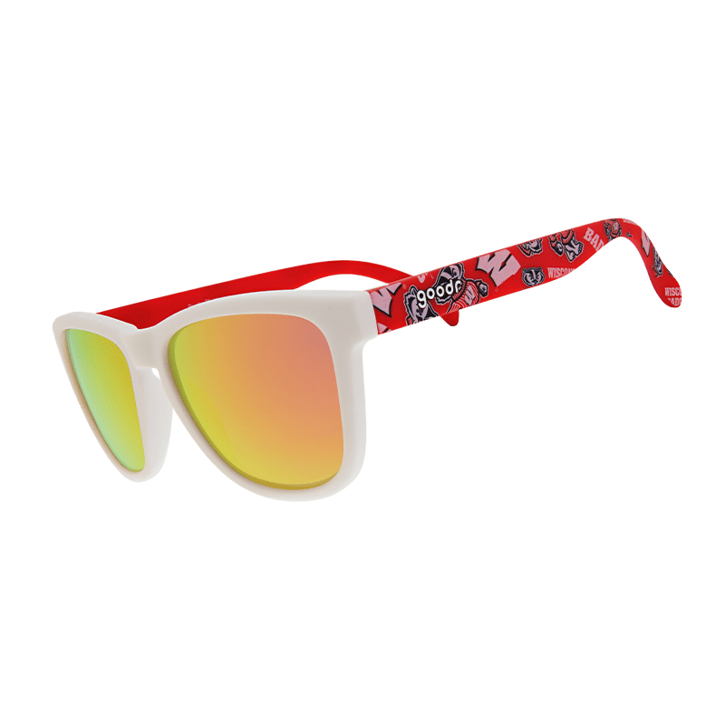 "Bucky Vision" Wisconsin Collegiate OG Polarized Sunglasses - goodr