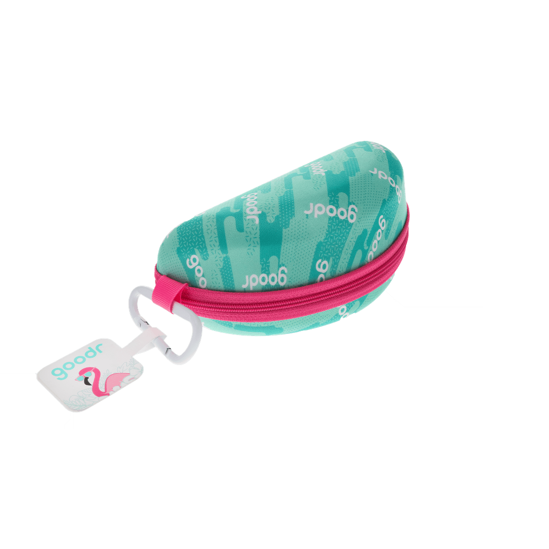 "Gnarliest Case Scenario” Wrap Sunglasses Case with Carabiner - goodr