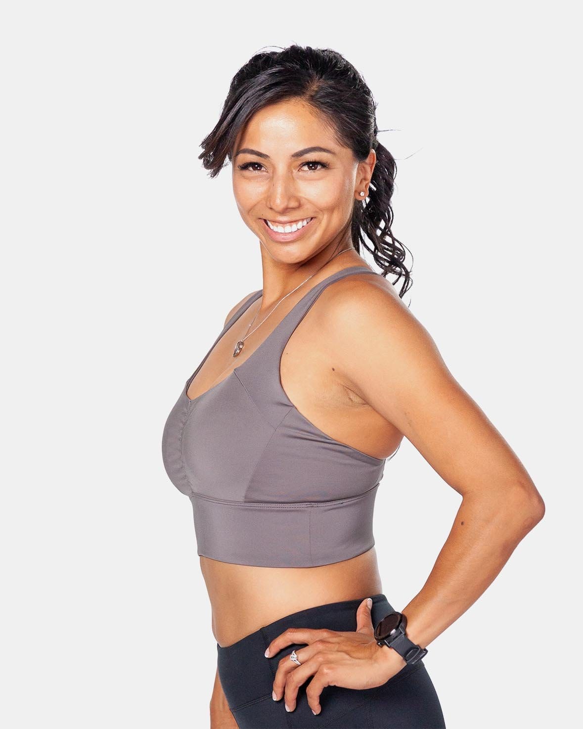 Gametime Bra – Magnetic Gray - Handful Handful