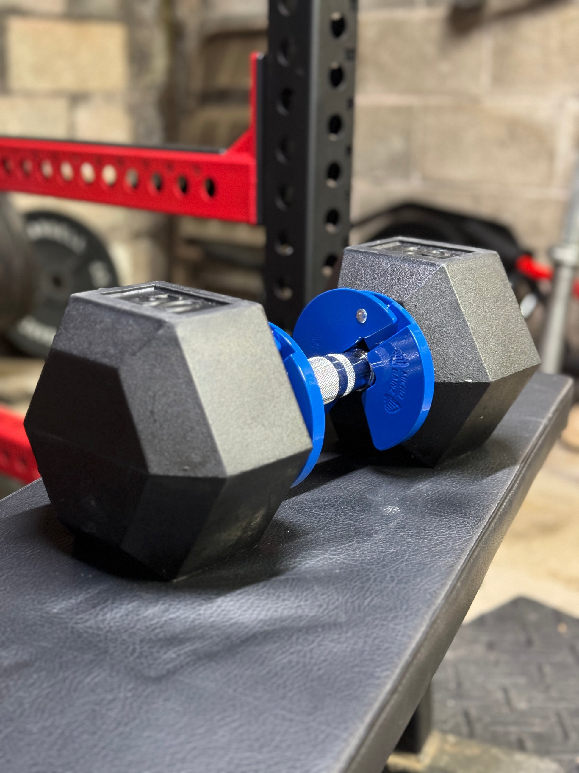 Micro Gainz Blue 1.25LB Dumbbell Fractional Weight Plates - The Track and Field Store