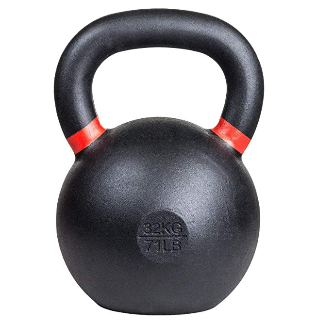 32 kg (70 lb) Powder-Coated Cast-Iron Kettlebell – Black | SoCal Kettlebellz SoCal Kettlebellz