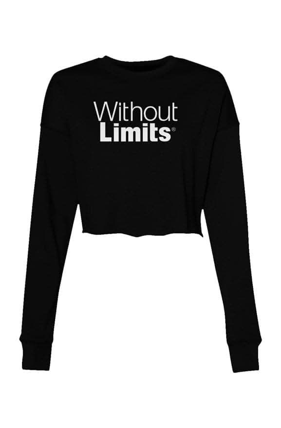 Sponge Fleece Cropped Crew - Without Limits Runners Essentials by Without Limits®