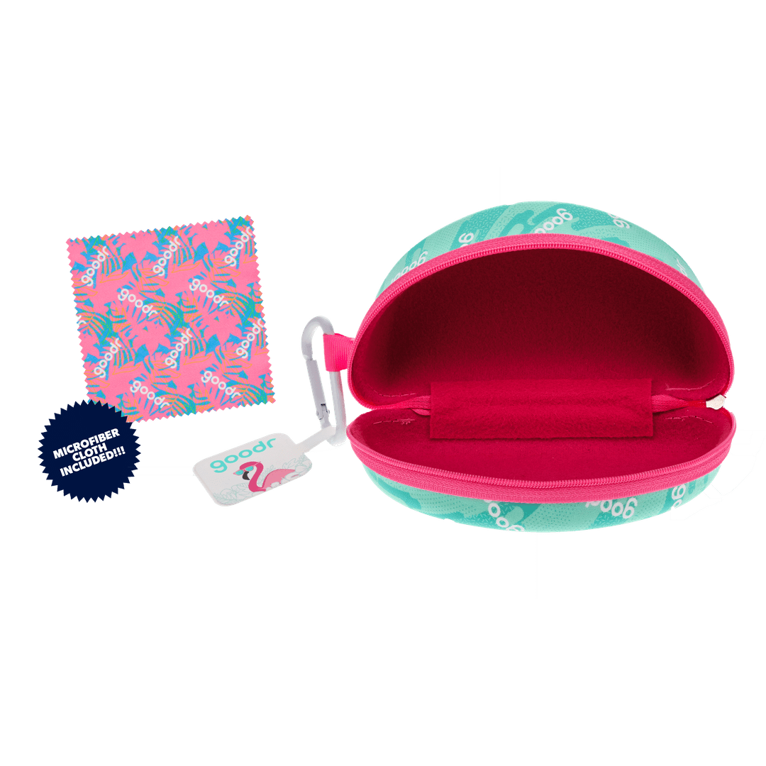 "Gnarliest Case Scenario” Wrap Sunglasses Case with Carabiner - goodr Rare Air Discs