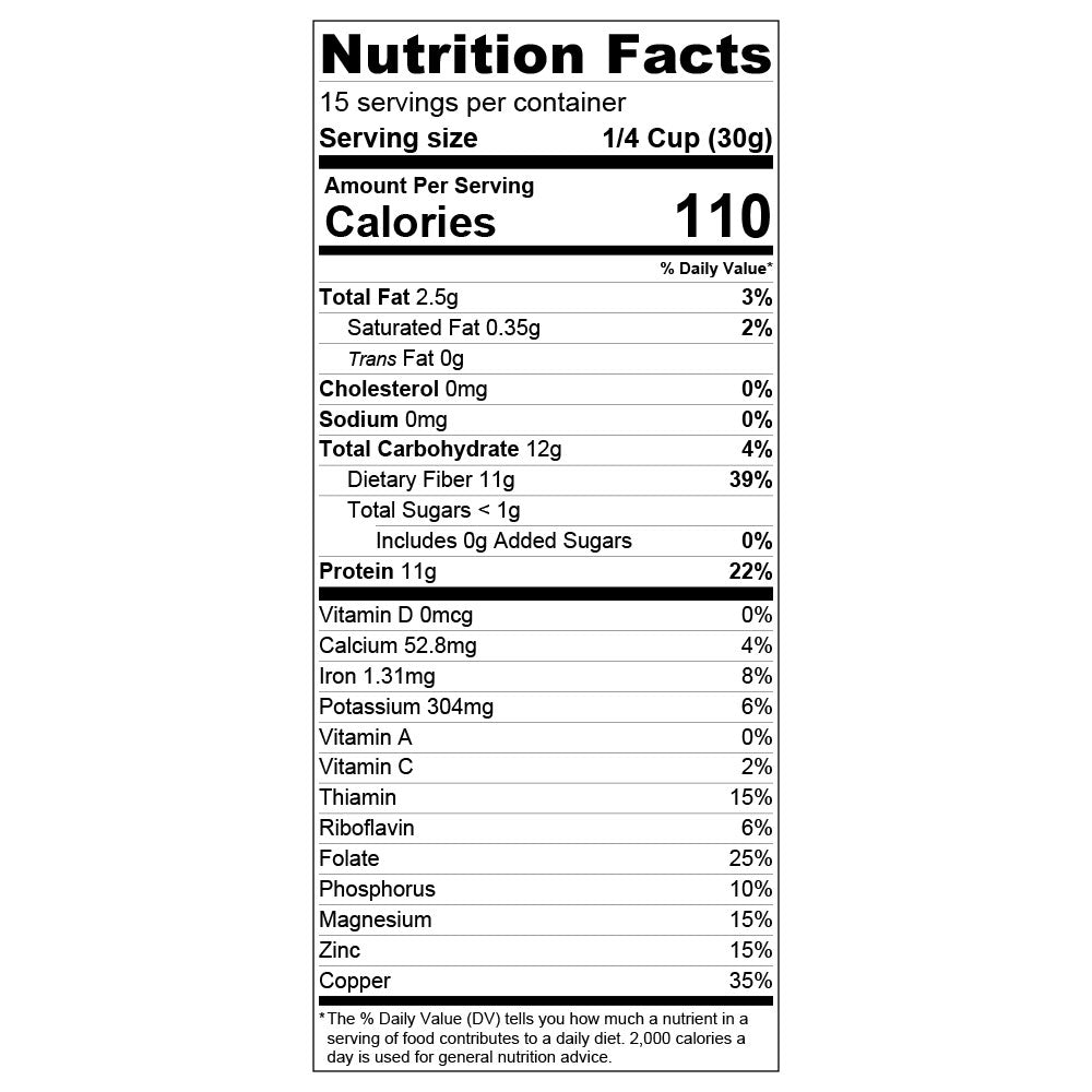 Miracle Flour Brand - 100% Sweet Lupin Flour, Non-GMO, Low Carb Flour, 1 lb. - Wholesome Provisions - The Track and Field Store