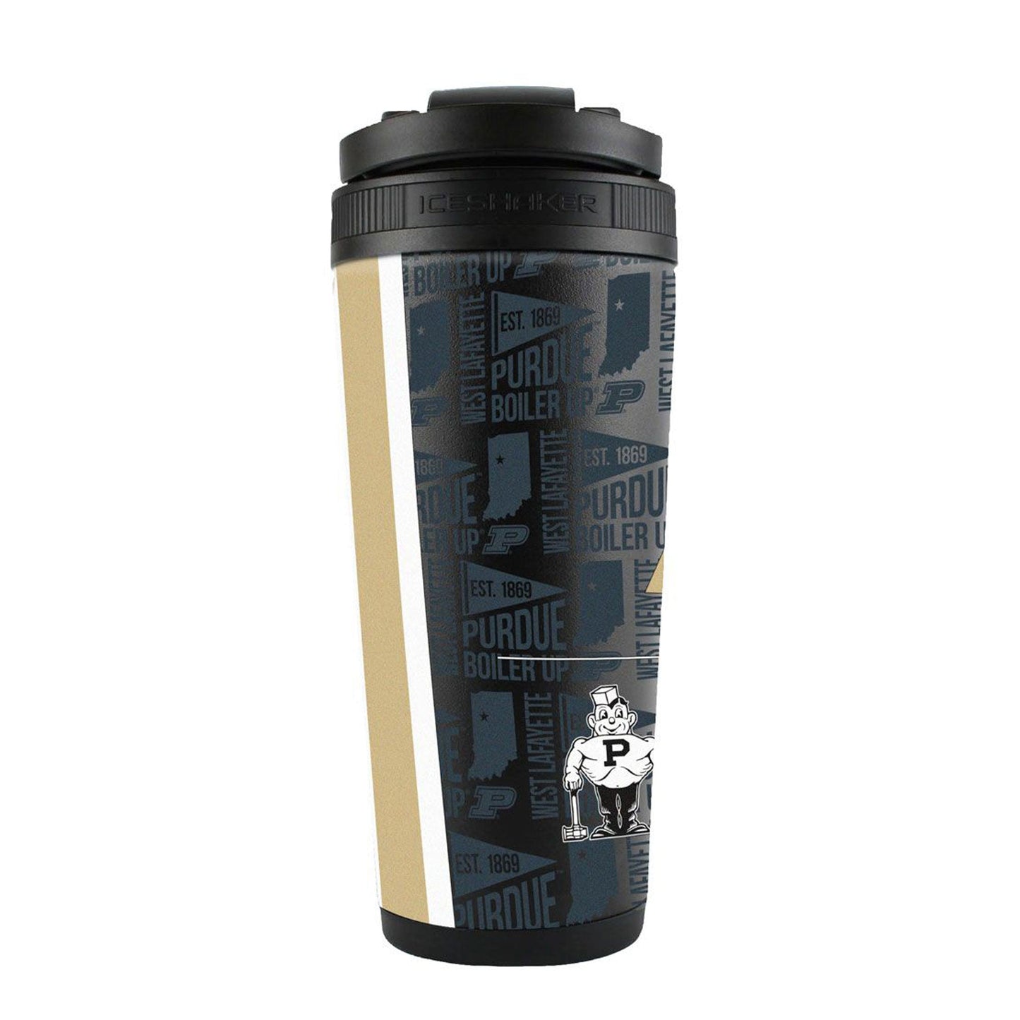 The College Vault - Purdue Boilermakers 4D Ice Shaker Ice Shaker