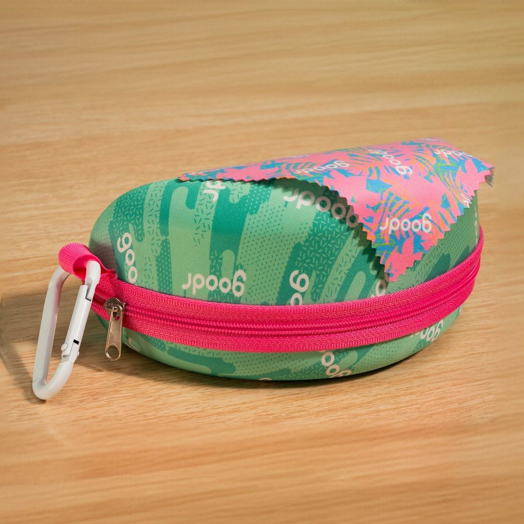 "Gnarliest Case Scenario” Wrap Sunglasses Case with Carabiner - goodr