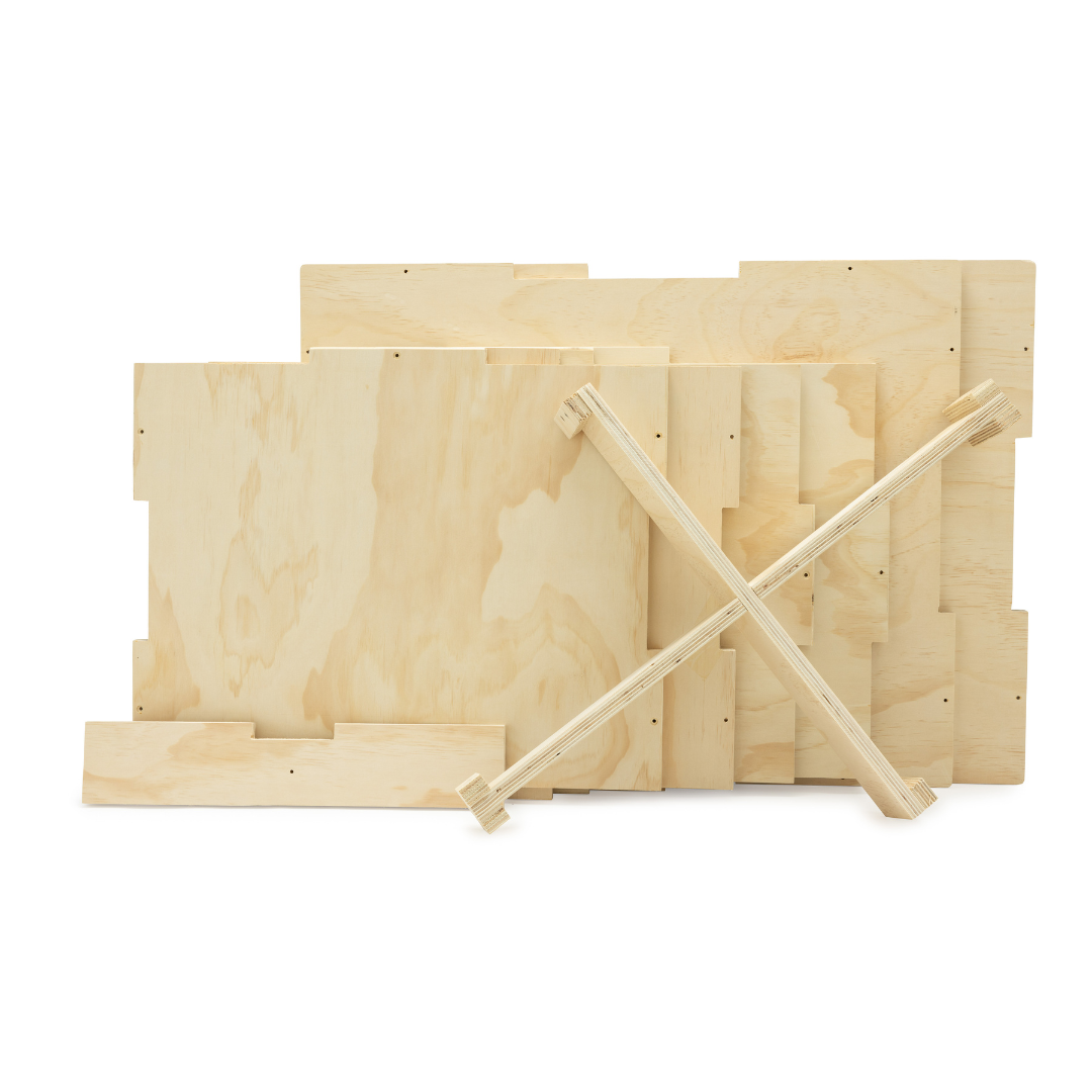 3 in 1 Wood Plyo Cube Rage Fitness