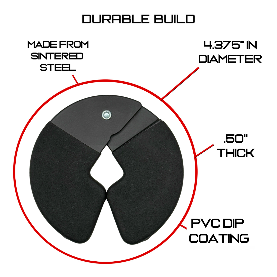 Micro Gainz Double Pack of PVC Dip Coated 1.25LB & 2.5LB Dumbbell Fractional Weight Plates - The Track and Field Store