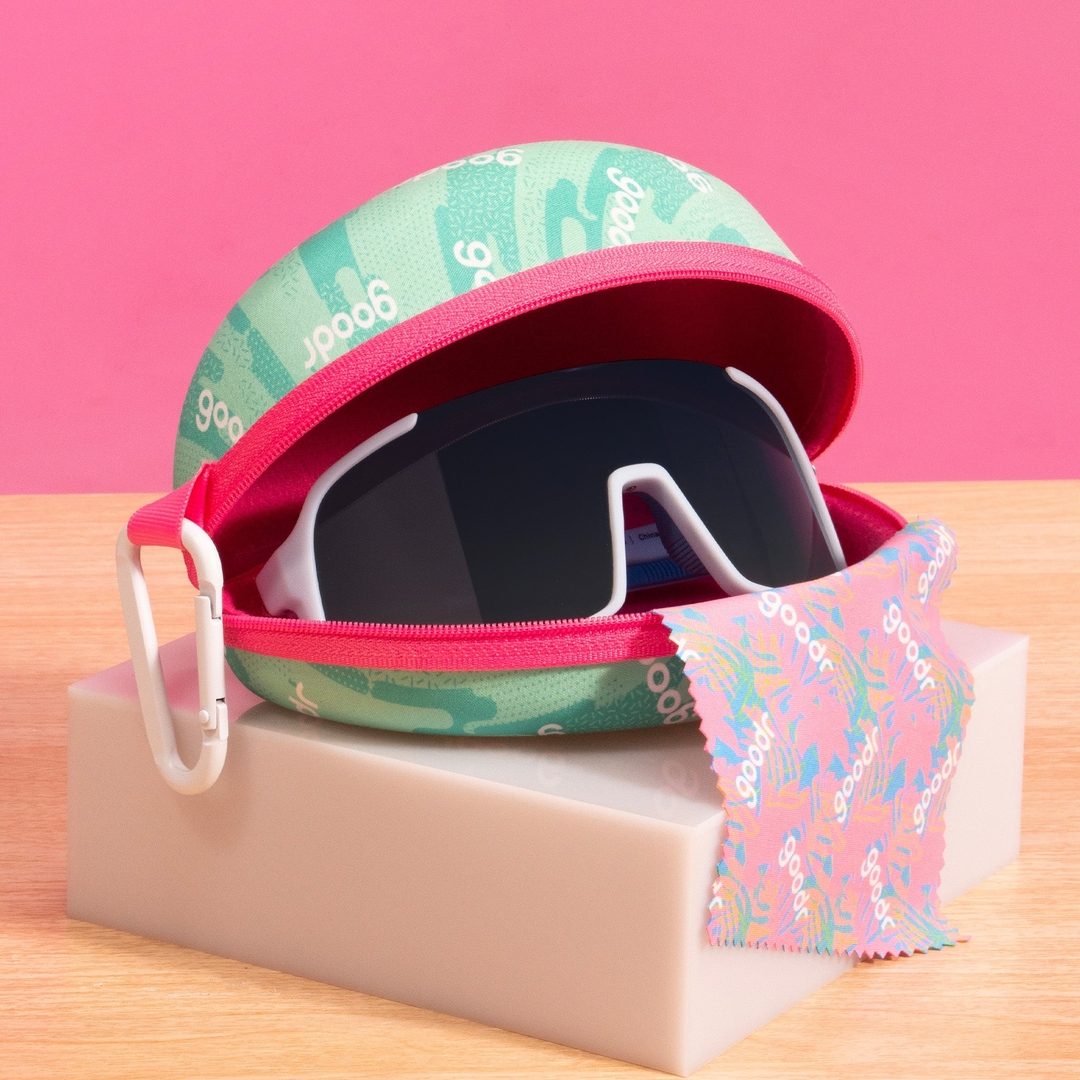 "Gnarliest Case Scenario” Wrap Sunglasses Case with Carabiner - goodr