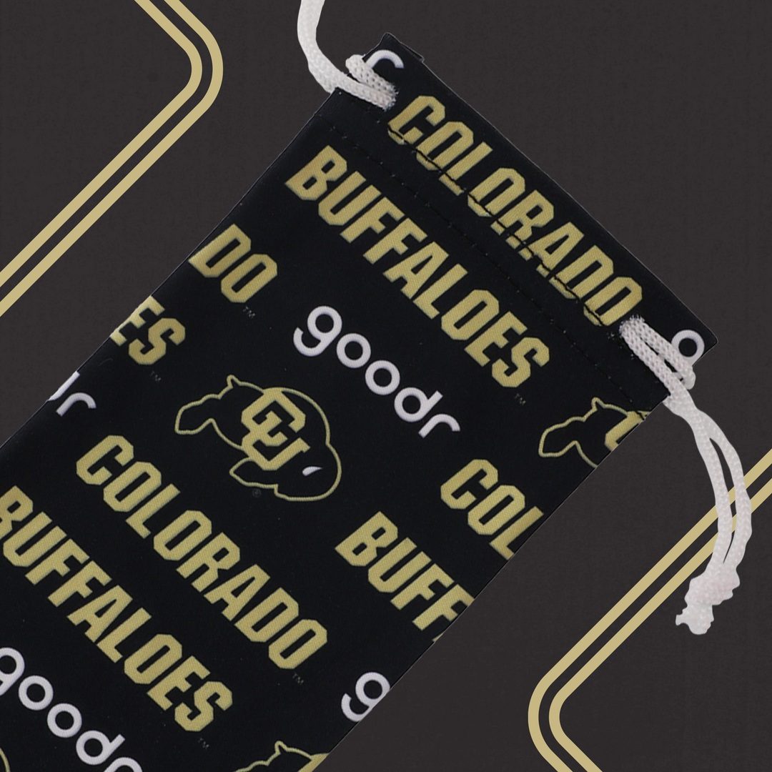 "Let's Go Buffs!!!” CU Collegiate OG Polarized Sunglasses - goodr Rare Air Discs