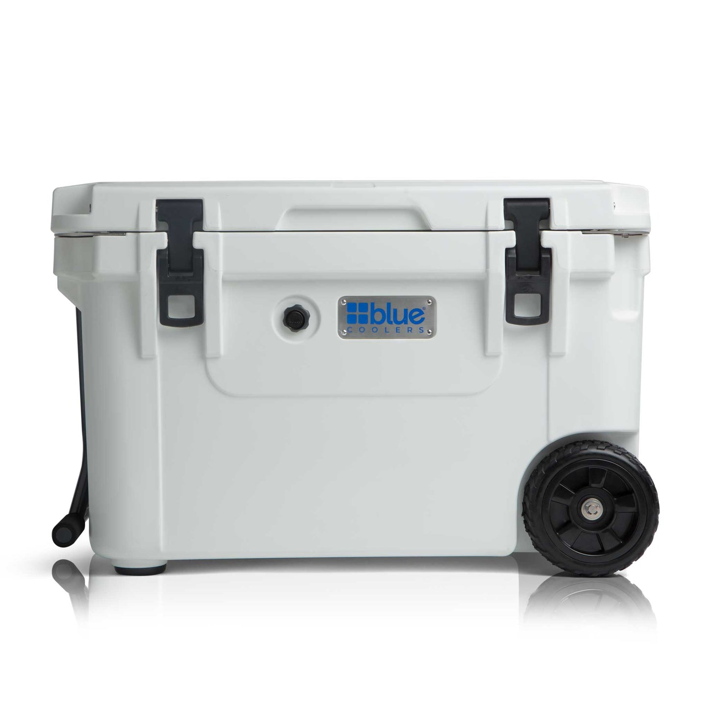 60 Quart Ice Vault Roto-Molded Cooler with Wheels - Blue Coolers - The Track and Field Store