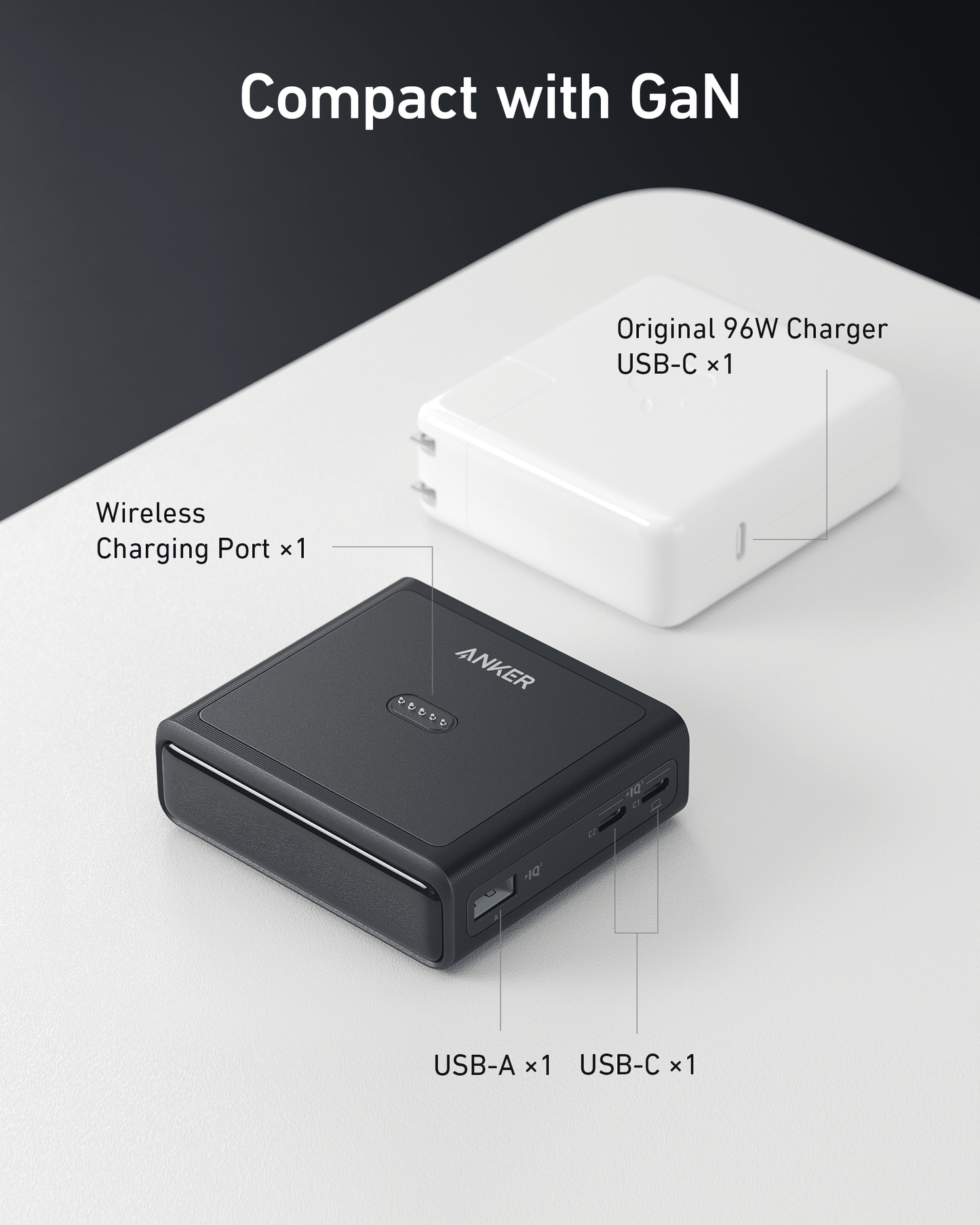 Anker 100W Charging Base for Anker Prime Power Bank Anker