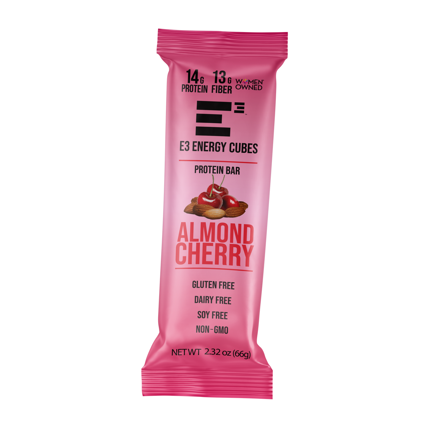Almond Cherry E3 Energy Cubes - Protein Bars (12 Bars)