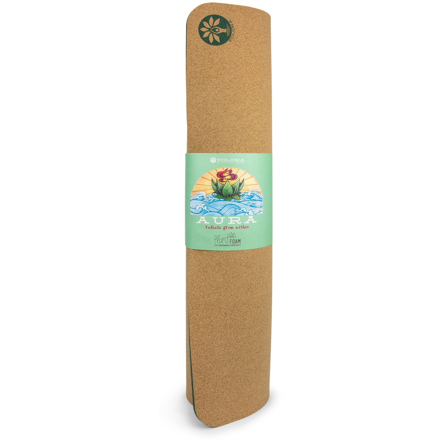 Aura Cork Yoga Mat - Yoloha - The Track and Field Store