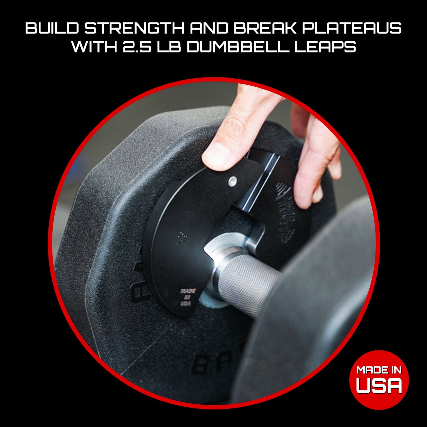 1.25LB Dumbbell Fractional Weight Plates - Micro Gainz - The Track and Field Store