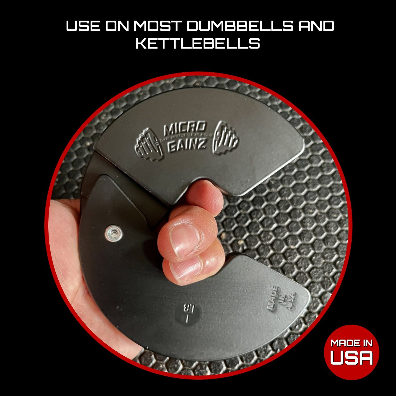 Micro Gainz 1LB Dumbbell Fractional Weight Plates - The Track and Field Store