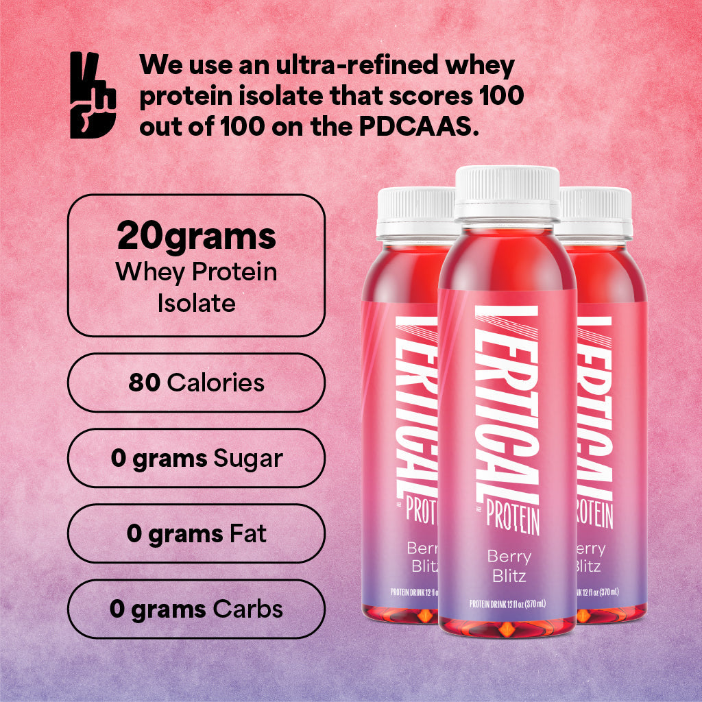 Berry Blitz Protein Water - 12 Pack - Vertical Protein - The Track and Field Store