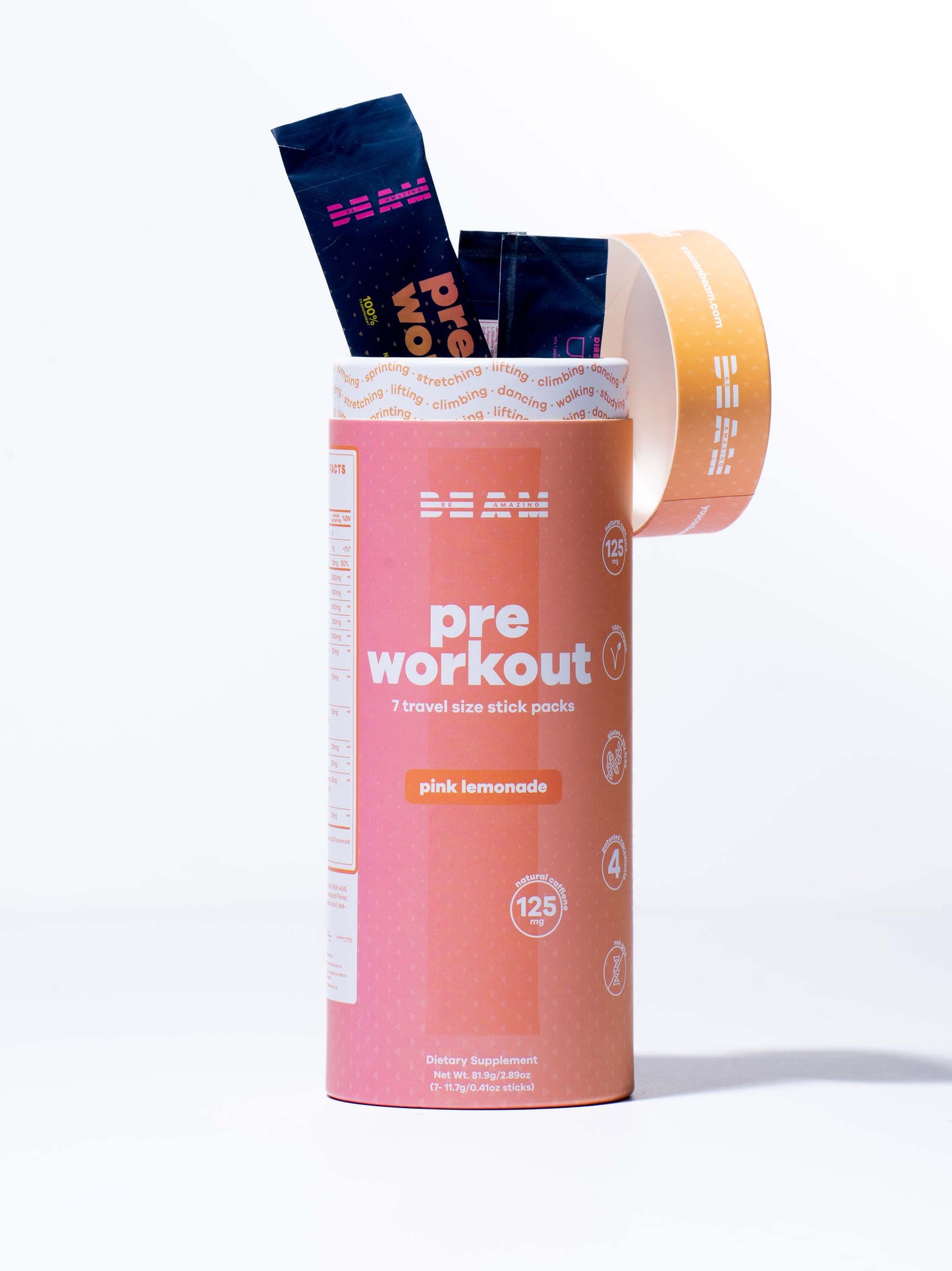 Pre Workout Travel Sticks - Beam