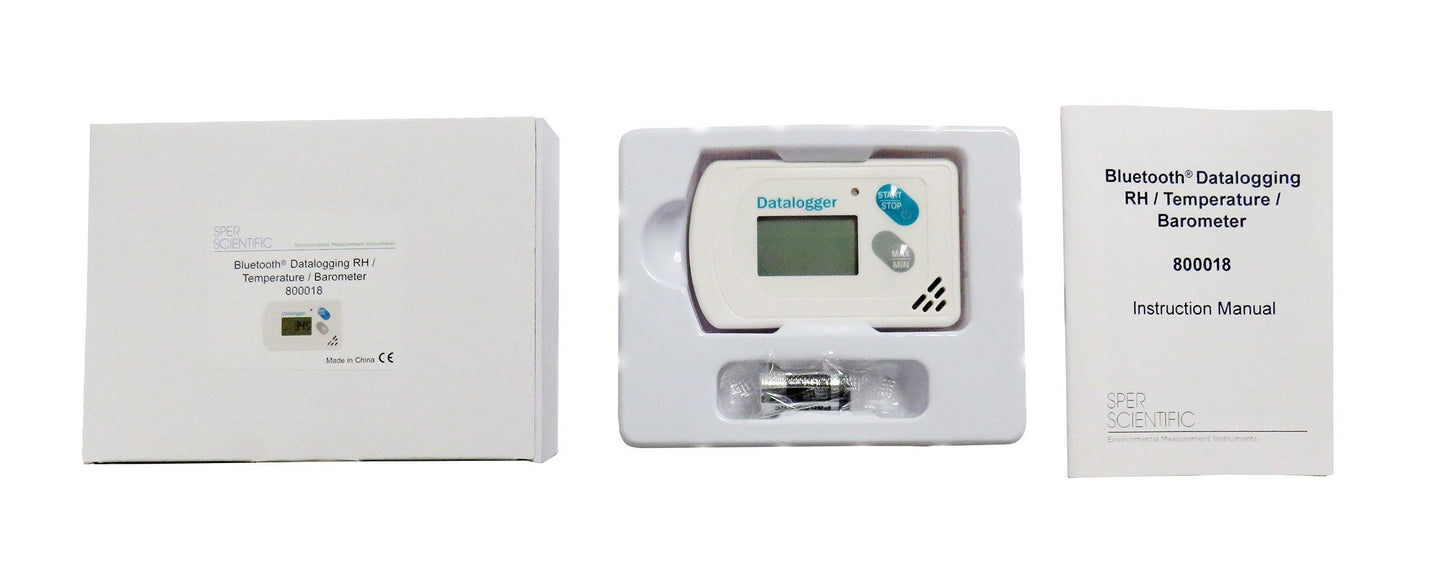 Bluetooth Relative Humidity / Temperature / Pressure Logger - Sper Scientific