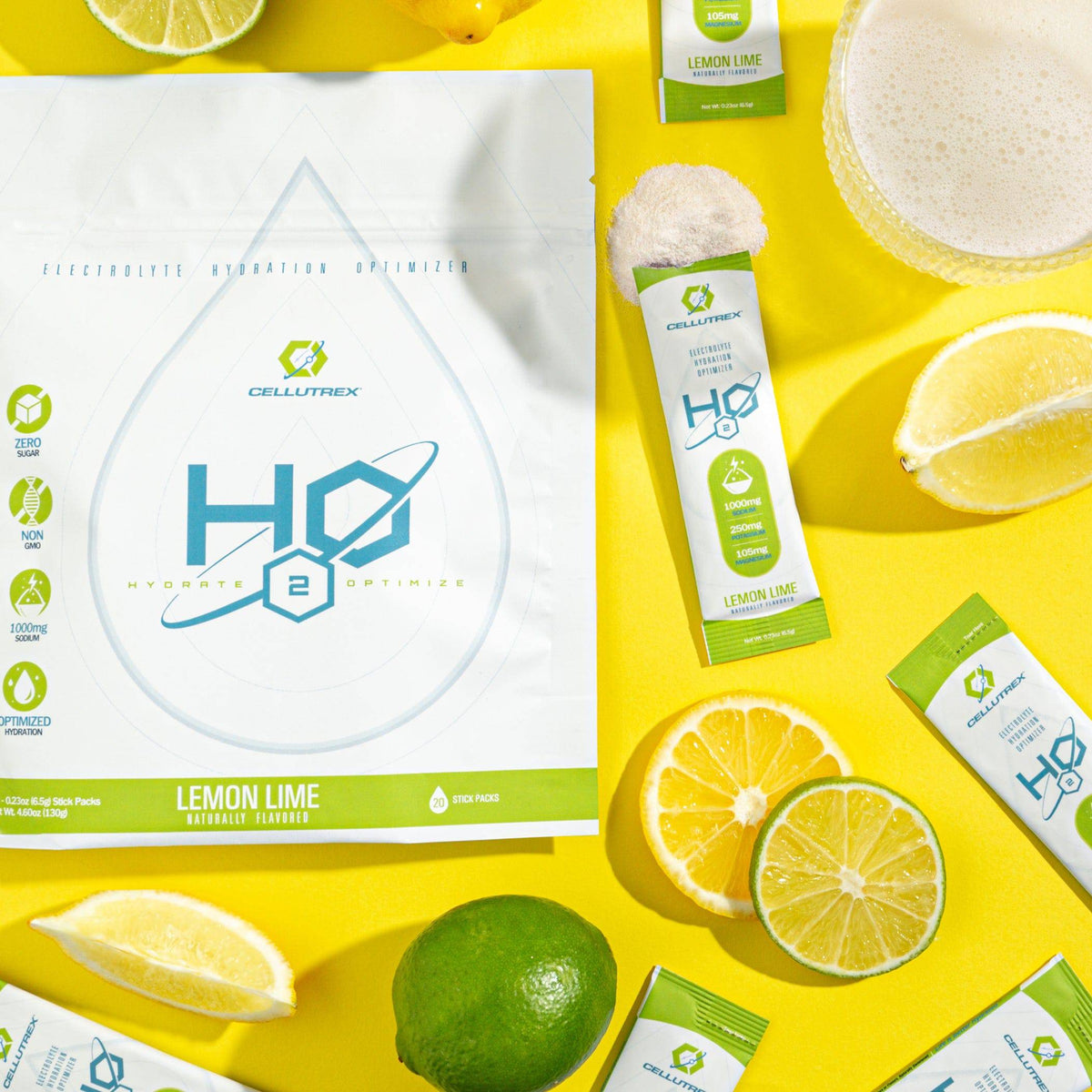 H2O ELECTROLYTES™ - Sample Variety Pack (5 Count) | Zero Sugar Electrolyte Powder