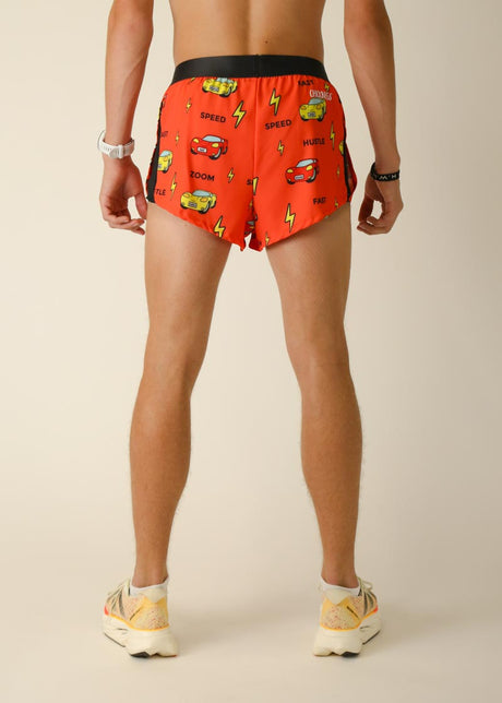 Men's Cars 2" Half Split Shorts - ChicknLegs Triathlete Store