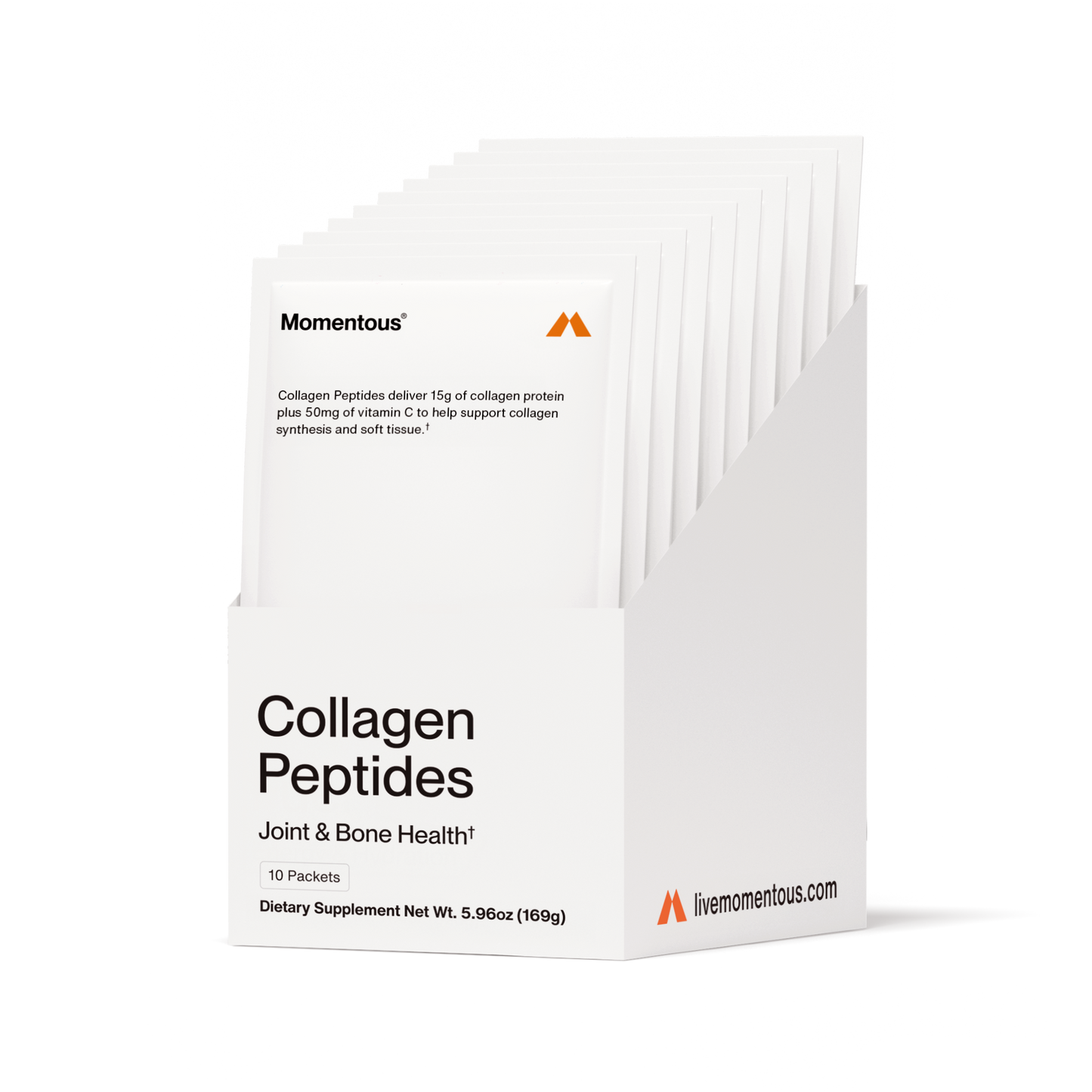 Collagen Peptides 10-Travel Packs - Momentous - The Track and Field Store