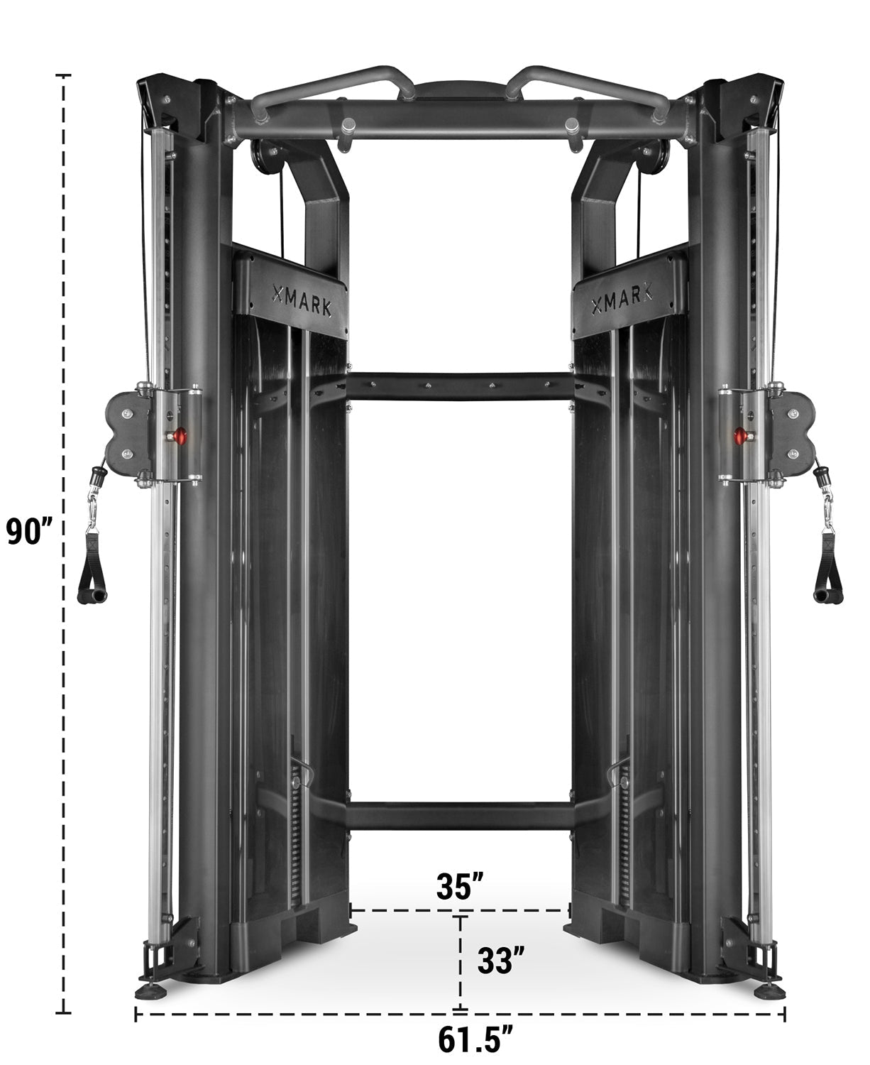 Functional Trainer With Dual 230 lb Weight Stacks - Xmark