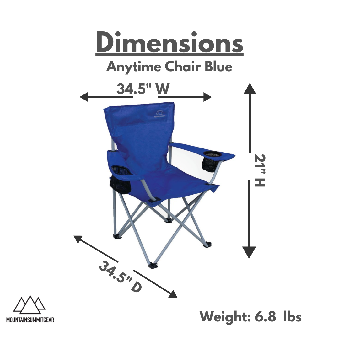 Anytime Chair - Mountain Summit Gear - The Track and Field Store