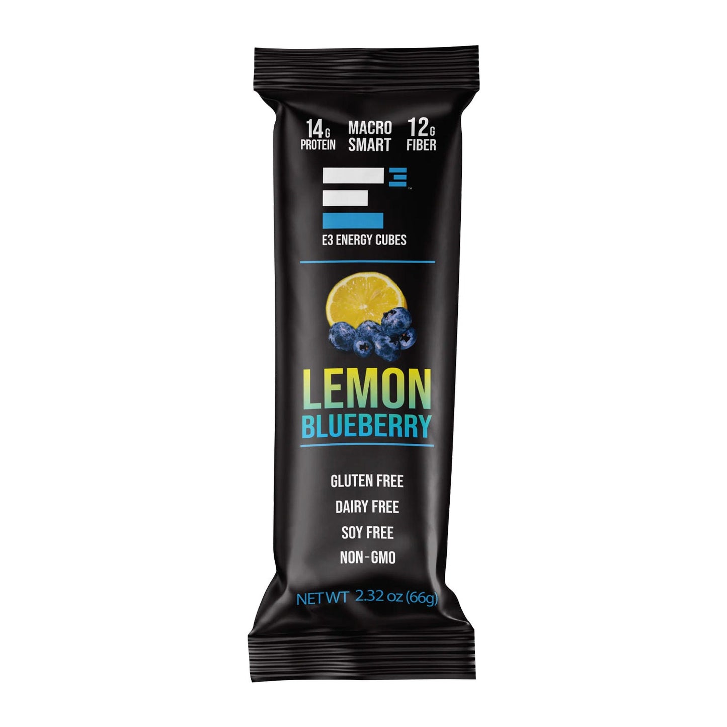 Lemon Blueberry E3 Energy Cubes - Protein Bars (12 bars) - The Track and Field Store