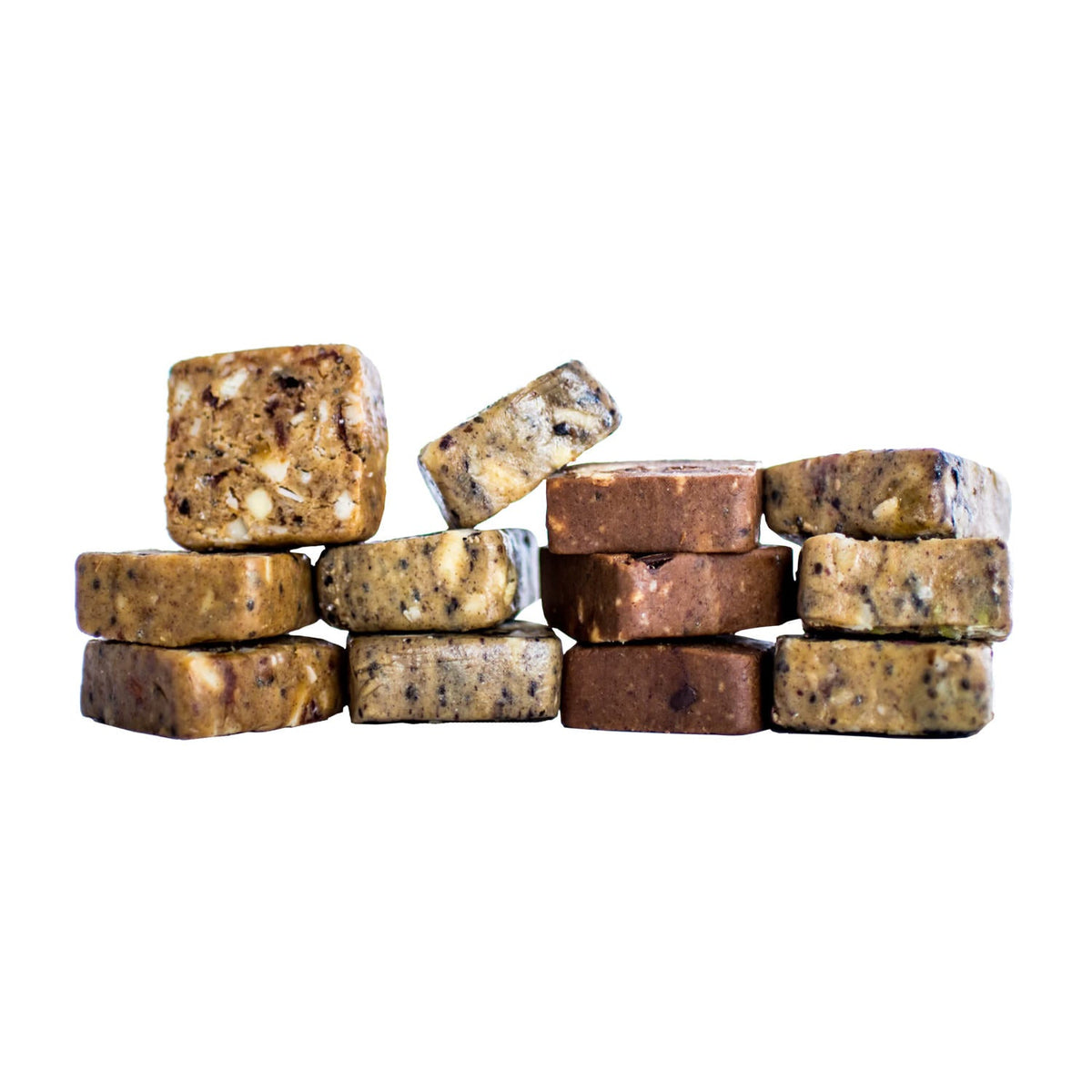 5 Flavor Variety Pack - E3 Energy Cubes | High-Fiber, All-Natural Protein Bars (12 bars)