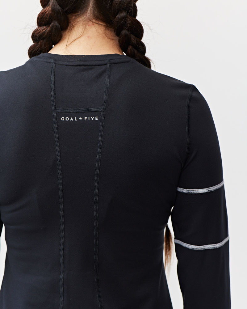 Foudy Women's Longsleeve Workout Top Goal Five