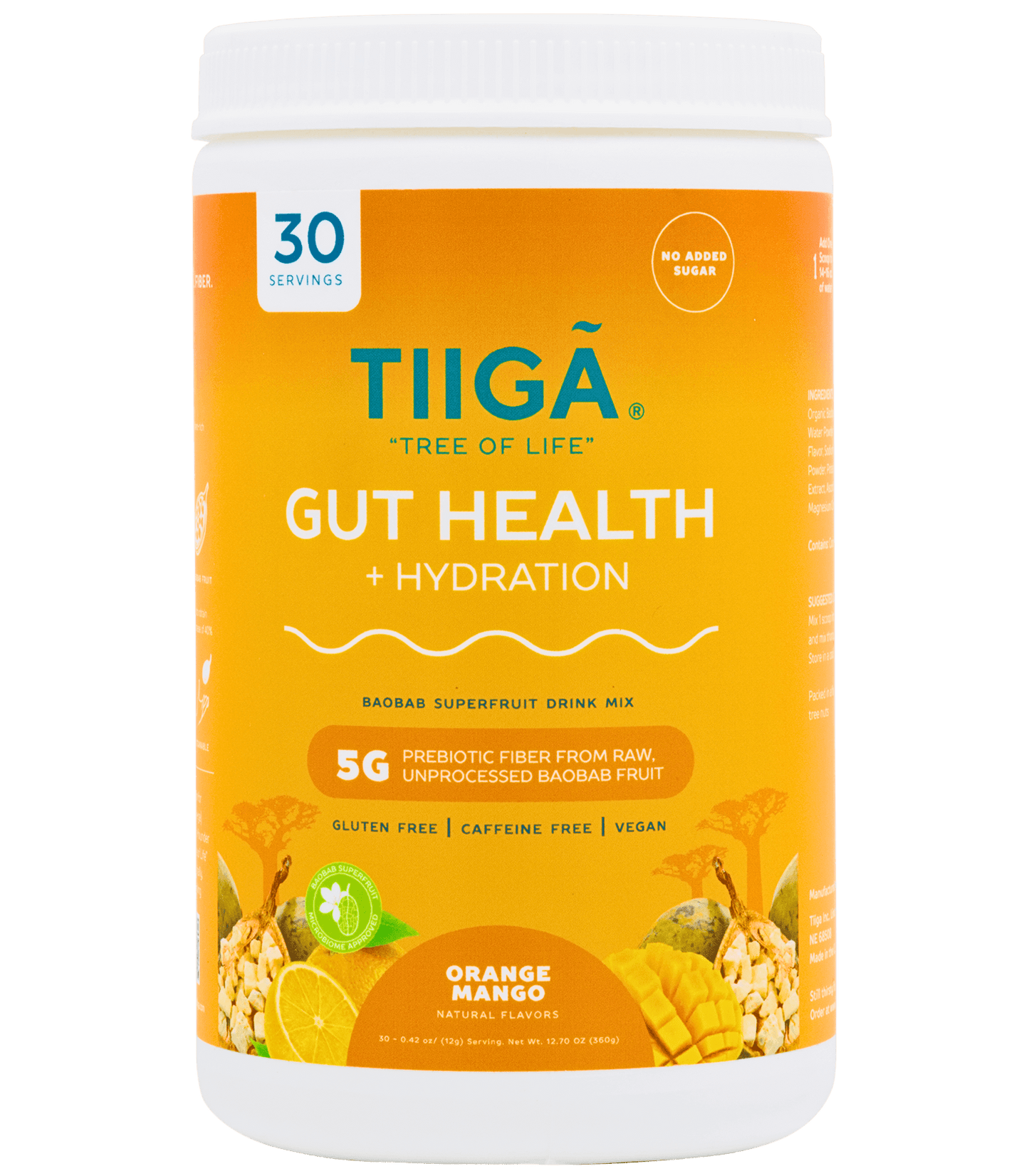 Gut Health + Hydration 30 Serving Tubs - Tiiga - The Track and Field Store