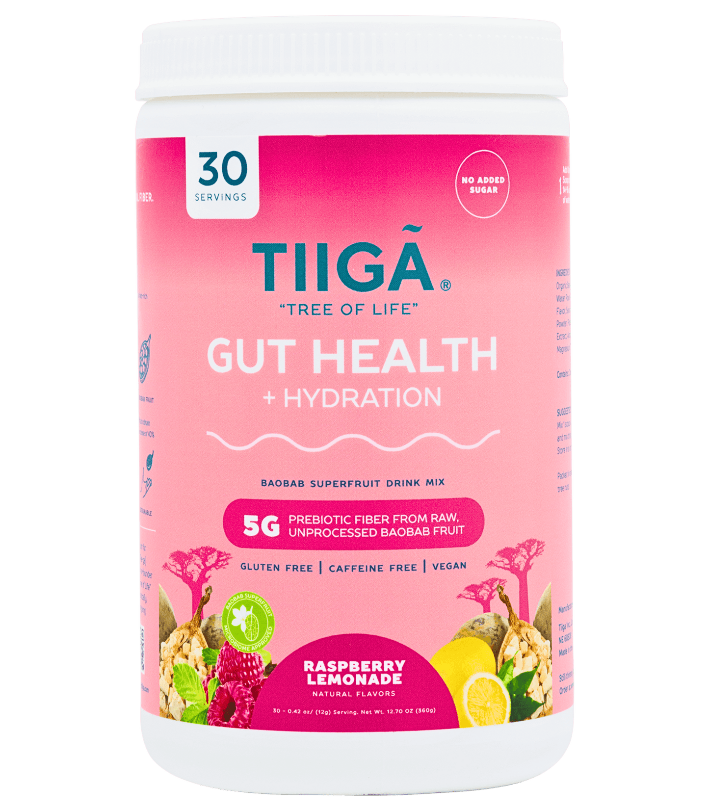 Gut Health + Hydration 30 Serving Tubs - Tiiga - The Track and Field Store