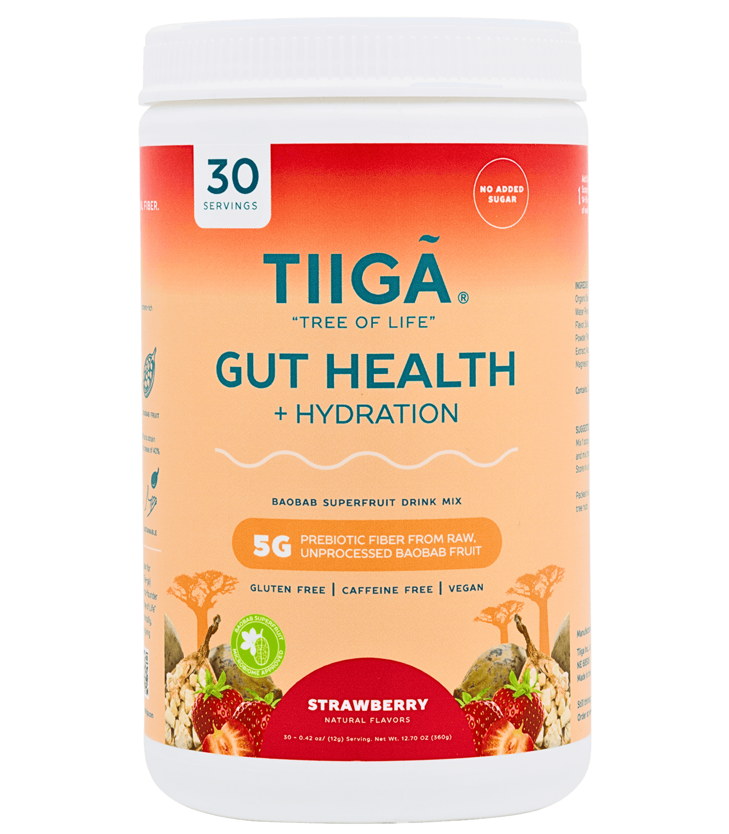 Gut Health + Hydration 30 Serving Tubs - Tiiga - The Track and Field Store