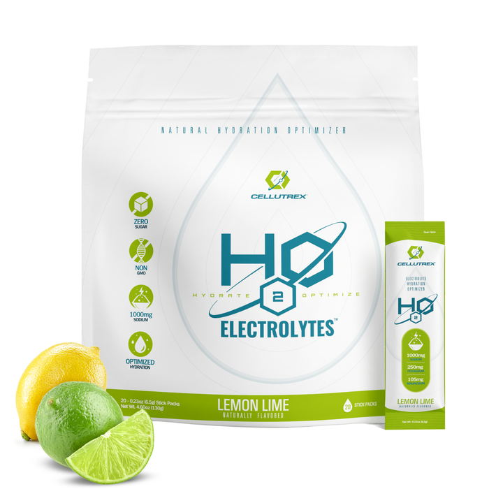 H2O ELECTROLYTESâ„¢ - Lemon Lime | Zero Sugar Electrolyte Powder