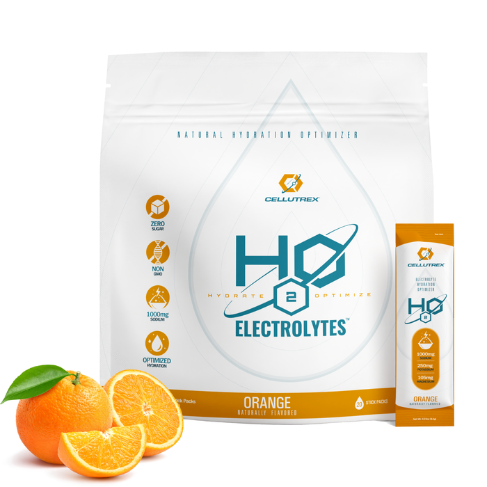 H2O ELECTROLYTESâ„¢ - Orange | Zero Sugar Electrolyte Powder
