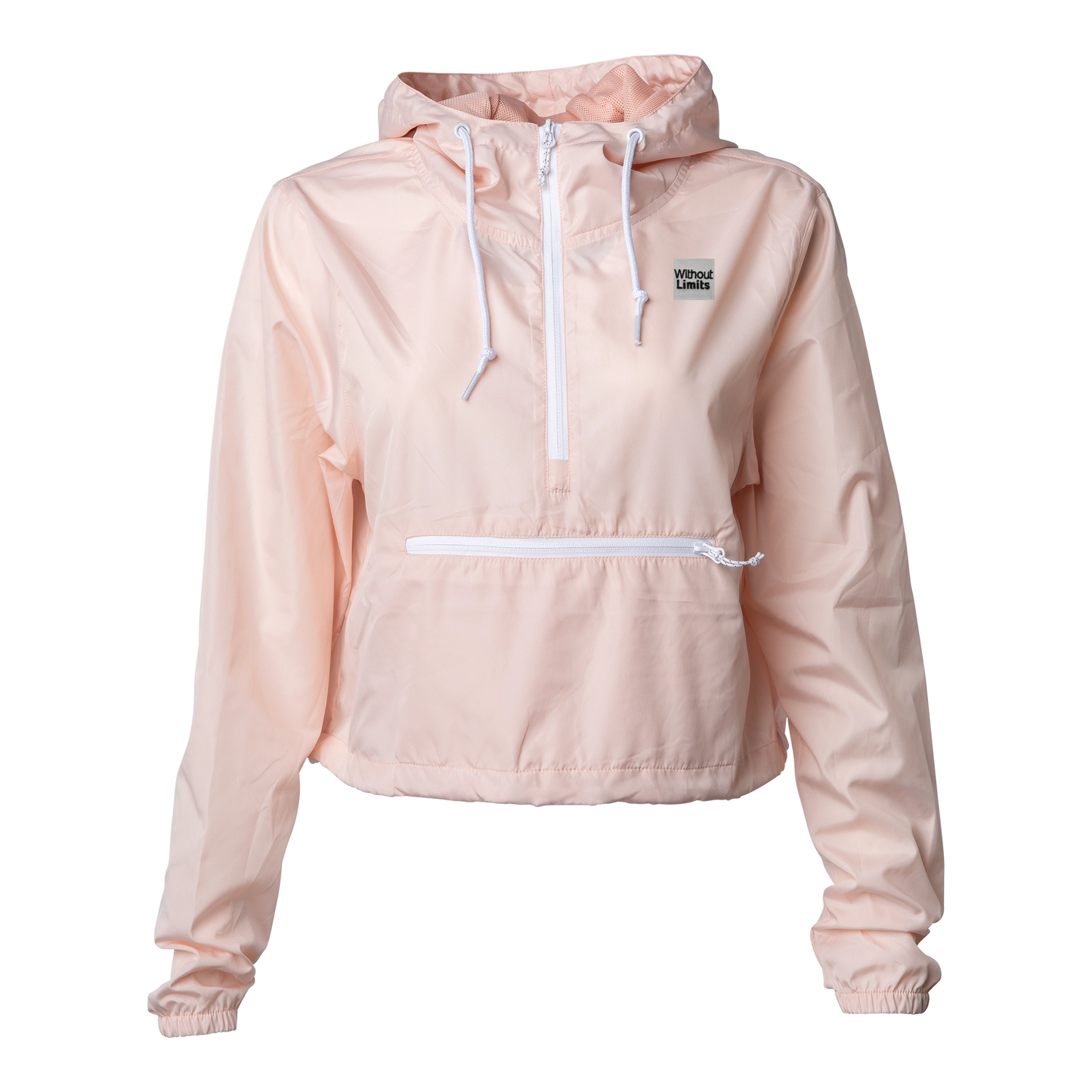 Lightweight Pullover Crop Windbreaker - Without Limits