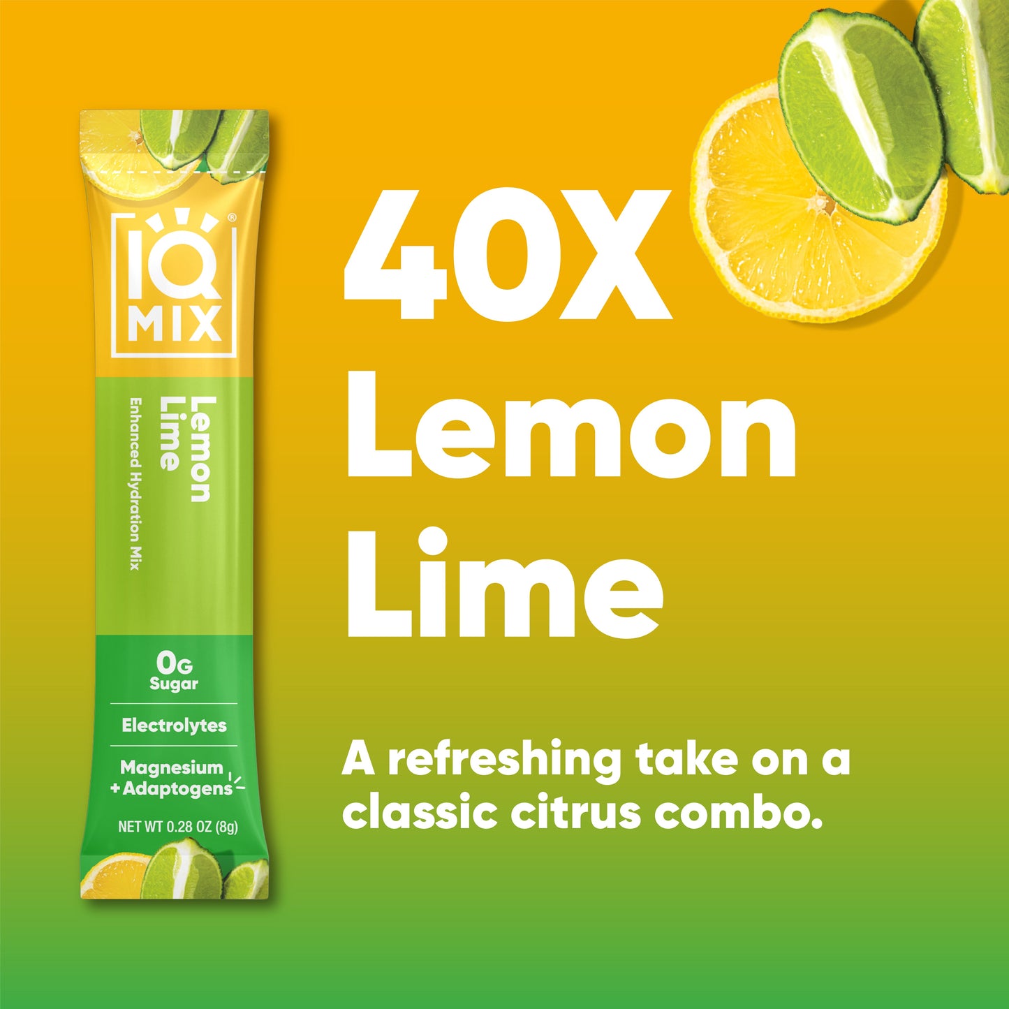 Lemon Lime (40 Sticks) - IQ Bar - The Track and Field Store