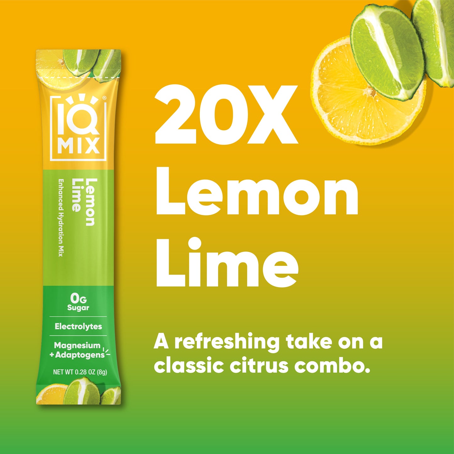 Lemon Lime (20 Sticks) - IQ Bar - The Track and Field Store