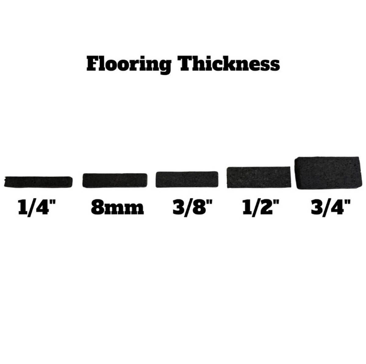 NEW Hammer Clad 8mm Premium Gym Flooring Mats 4' x 6' Confetti Fleck