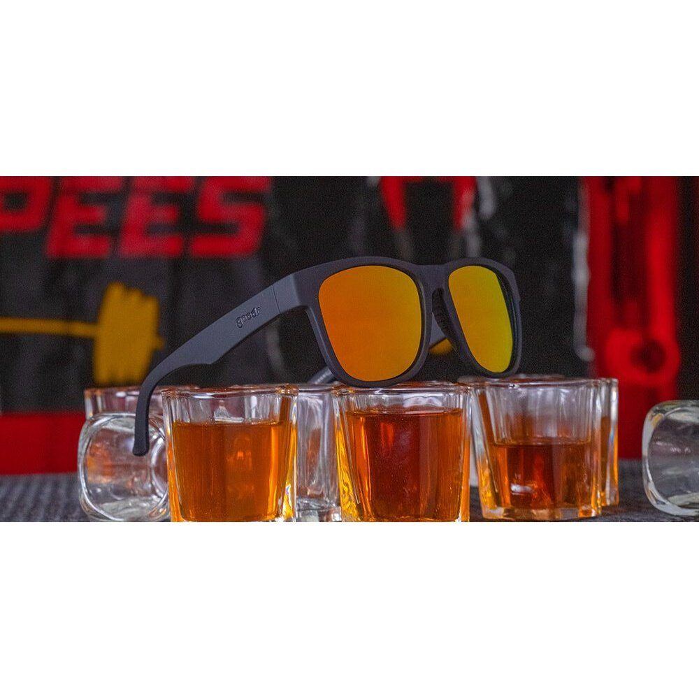 "Beelzebub's Bourbon Burpees” BFG Premium Sunglasses - goodr Rare Air Discs